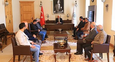 Üretim Kooperatiflerinden Başkan Gürün'e teşekkür ziyareti