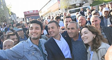 Ahmet Akın'a coşkulu karşılama