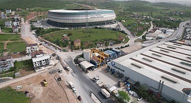Alikahya Stadyum yoluna asfalt