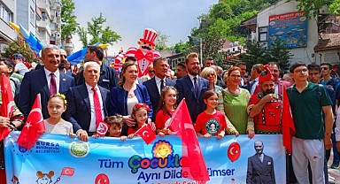 Bursa'da coşkulu 23 Nisan Kutlaması