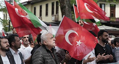 Bursa'da Gazze’de hayatını kaybedenler için cenaze namazı kılındı