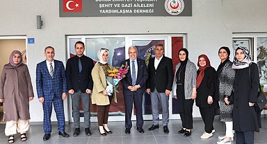 Bursa Nilüfer'de Başkan Özdemir'den şehit yakınları ve gazilere ziyaret