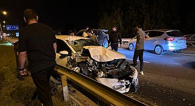Düzce'de kaza 2 yaralı