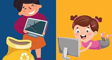 E-atık bağışları TEGV'de eğitime dönüşüyor