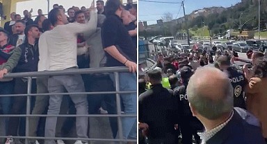 Gaziosmanpaşa'da sayım sırasında AKP'liler ve CHP'liler birbirine girdi