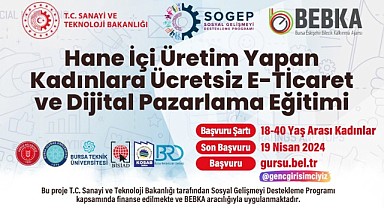 Gürsulu kadınlara e-ticaret ve pazarlama eğitimi