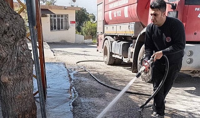Hatay Büyükşehir'den hijyen mesaisi