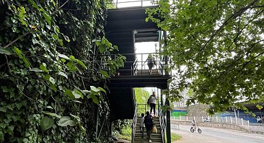 İzmit Tren Garı'na ulaşımda asansör kolaylığı