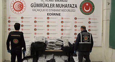 Kapıkule'de 95 milyon liralık uyuşturucu ele geçirildi
