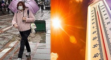 Kıyılara yağış, doğuda sıcaklık artacak