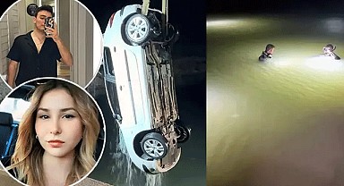 Muğla Dalaman'da otomobil kanala uçtu!