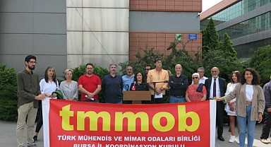 TMMOB Bursa İl koordinasyon kurulundan açıklama