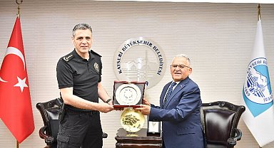 Başkan Büyükkılıç, İl Emniyet Müdürü Aydın'ı ağırladı