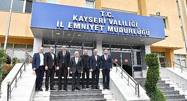 Başkan Büyükkılıç'tan İl Emniyet Müdürü Aydın'a "hayırlı olsun" ziyareti