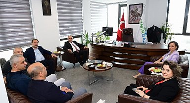 Başkan Kınay'dan İZMİRGAZ ziyareti