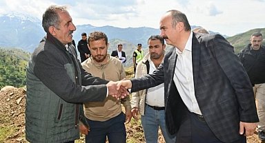 Batman'da Vali Canalp'tan Sason kırsalına ziyaret