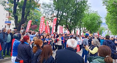 Bursa'da Coşkulu 1 Mayıs Kutlaması