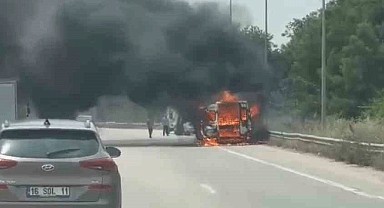 Bursa'da korkutan yangın!