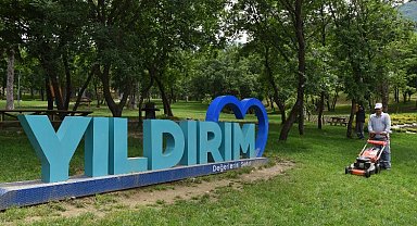Bursa Yıldırım'ın orman parklarına yaz öncesi bakım