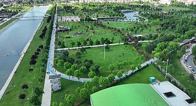 Bursa'da parklar yaza hazır