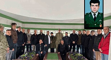 Bursalı Şehit Piyade Teğmen Şenol Şentürk mezarı başında anıldı!