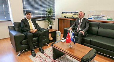 BURULAŞ Genel Müdürü Beşli'den Başkan Karabatı'ya ziyaret