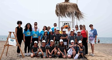 Çocuklar kum zambakları ve carettalarla buluştu