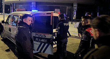 Düzce'de 'dur' ihtarına uymayan sürücüyle kovalamaca