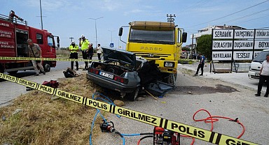 Edremit - İzmir yolunda trafik kazası!