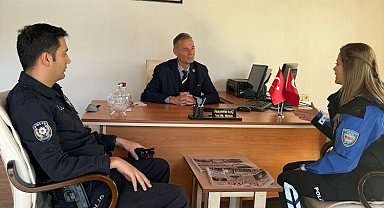 Emniyetten Keşanlı muhtarlara hayırlı olsun ziyareti