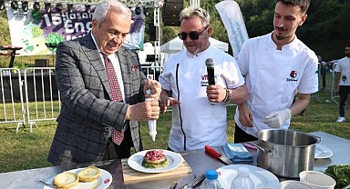 Enginarlı tatlılar festivale damga vurdu