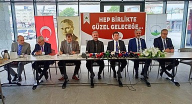 Erkan Aydın'dan İlk basın toplantısı Halk lokantası'nda