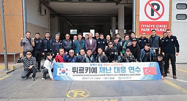 Güney Koreli itfaiyecilerden Nevşehir İtfaiyesi'ne ziyaret