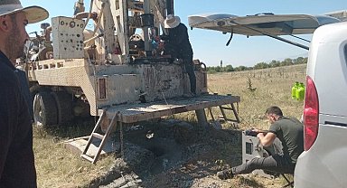 Kepenekli'de bir sondaj kuyusu daha açıldı