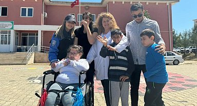 Keşan emniyeti özel çocukları ziyaret etti