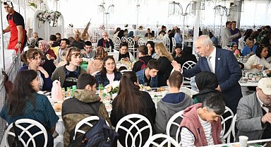 Keşan'da engelliler kahvaltıda buluştu