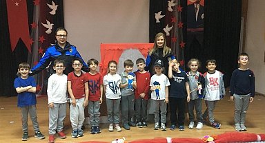 Keşan'da minik öğrencilere meslekler tanıtıldı