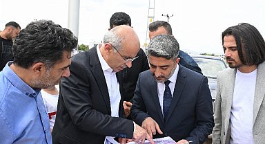 Malatya Yeşilyurt'ta yol çalışmaları devam ediyor