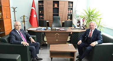 Mehmet Özcan'dan Mehmet Kerman'a ziyaret