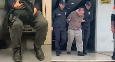 Metro'da taciz skandalı!