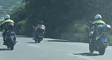 Polisin 'Dur' ihtarına uymayan sürücü kıskıvrak yakalandı!