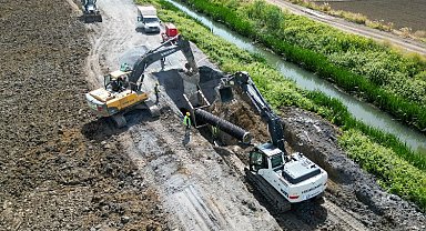 Sakarya'da atık su hattı çalışmaları devam ediyor