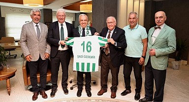 Sinan Bür ve ekibinden Başkan Özdemir’e ziyaret