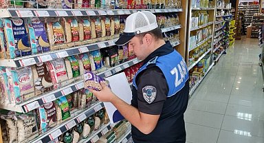 Zabıtadan zincir marketlere şok baskın