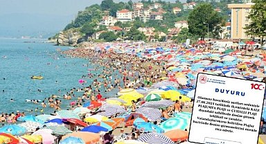 Akçakoca Kaymakamlığı belirli plajlar harici denize girmeyi yasakladı