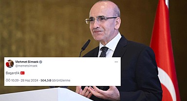 Bakan Şimşek'ten