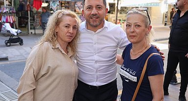 Başkan Arı'dan komşu esnaflara ziyaret