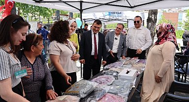 Başkan Özdoğan: "Üreten kadınlarımızın her zaman yanındayız"