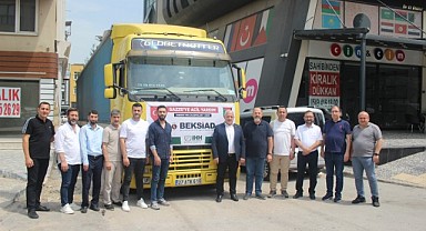 BEKSİAD’dan Gazze’ye 2. yardım tır’ı da yola çıktı