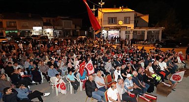 Bünyan'da milli maç coşkusu